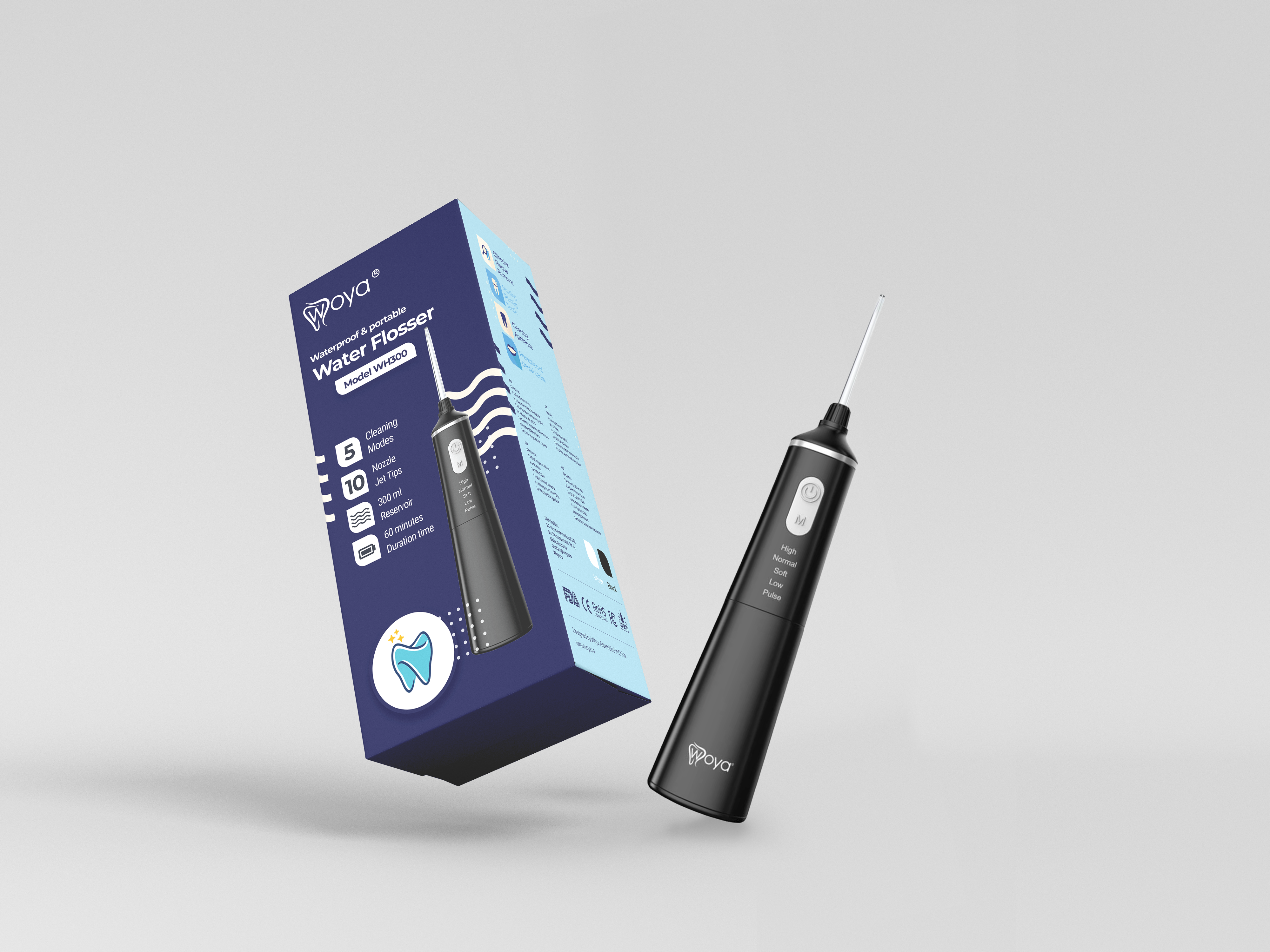 Irigator bucal Woya WH300 Negru