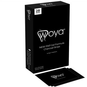 Benzi albire dinti Woya cu carbune activ si ulei de cocos