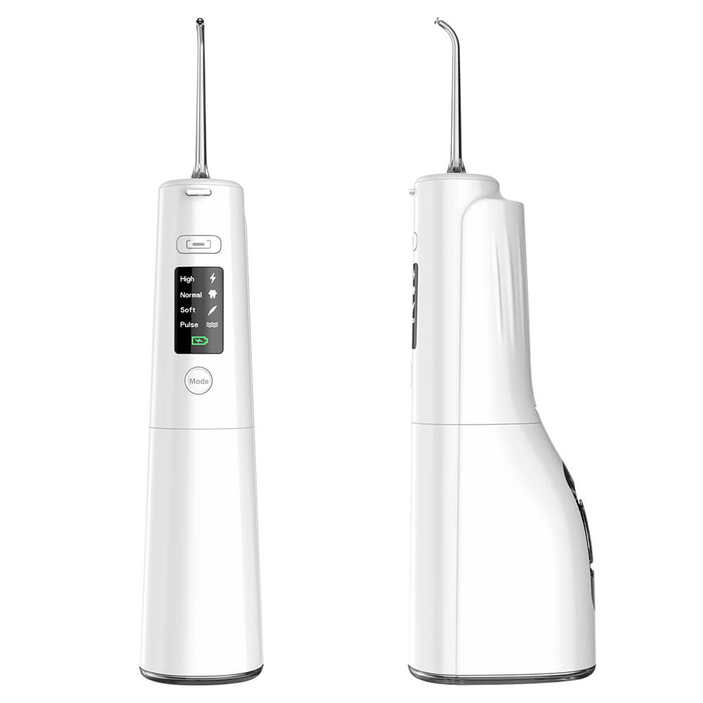 Irigator Bucal Woya WP02, 4 Moduri, 5 Capete, Rezervor 300 ml, Alb - imagine 2