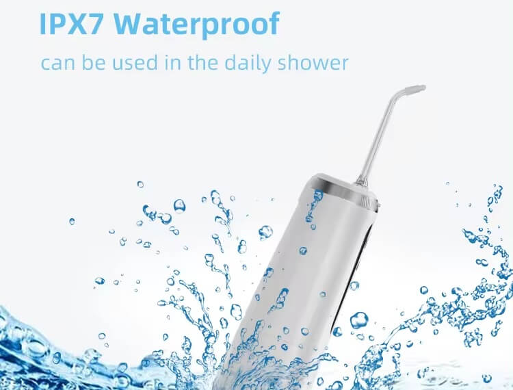 Irigator Bucal Woya WP01, 4 Moduri, 5 Capete, Rezervor 280 ml, Alb - imagine 3